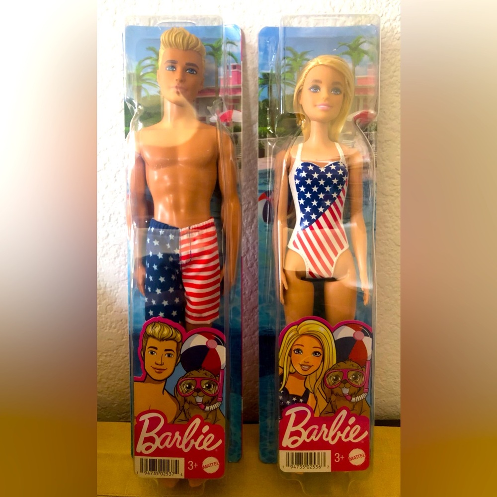 Patriotic Barbie & Ken New in Package
